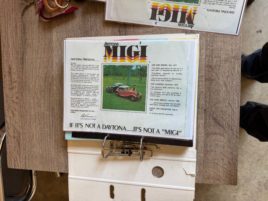 Daytona MiGi Cabriolet MG TD Volledig Gerestaureerd 1965, foto 10