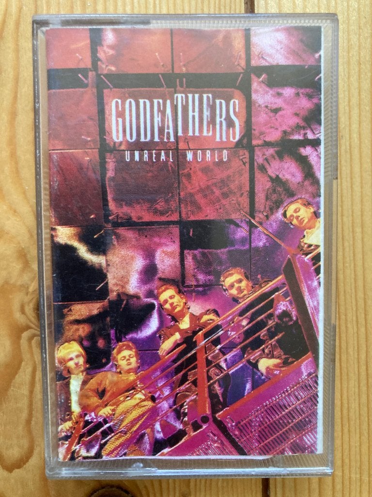 The Godfathers Unreal World cassettebandje alternatieve band, Cd's en Dvd's, Overige genres, 1 bandje, Ophalen of Verzenden, Zo goed als nieuw