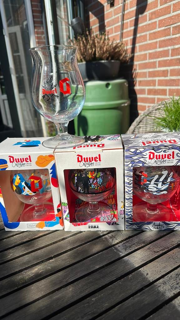 Duvel glazen, Ophalen, Nieuw, Glas of Glazen, Duvel