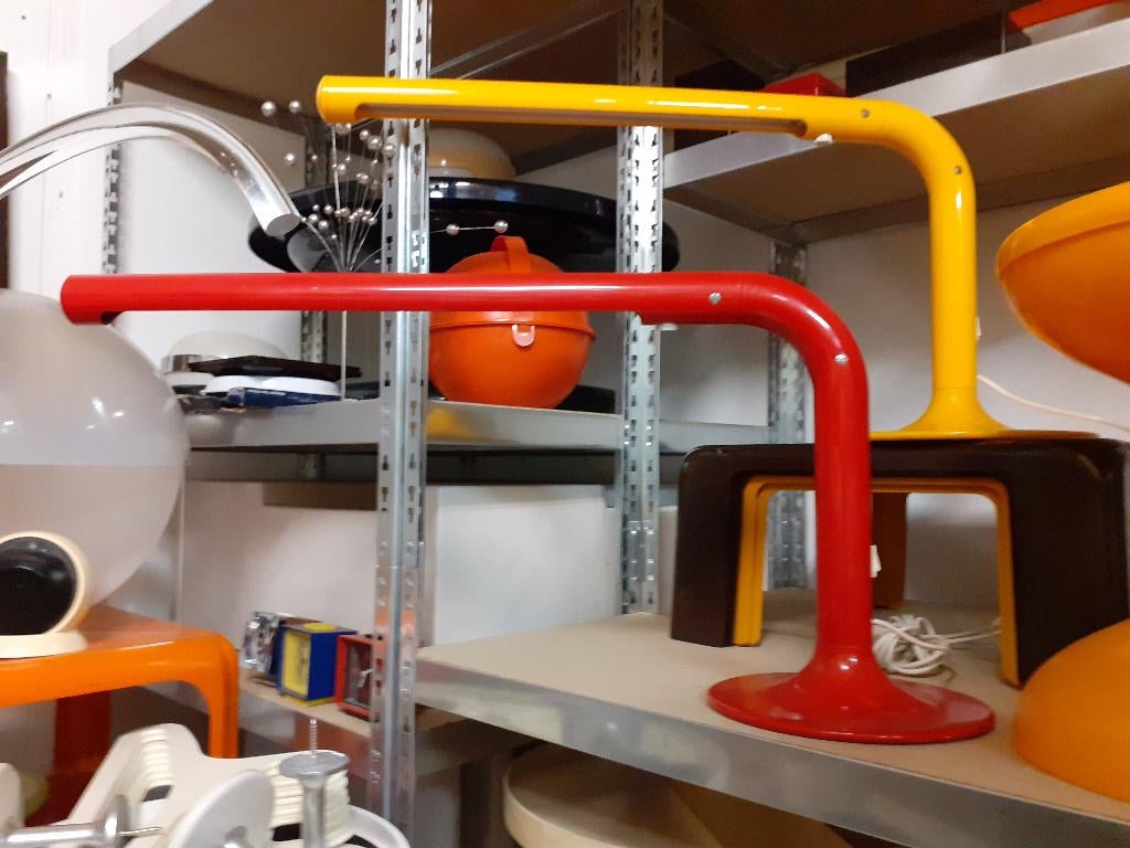 Tube tafellamp Zweeds design Anders Pehrson jaren 70 retro, Gebruikt, Ateljé lyktan, ?, ?