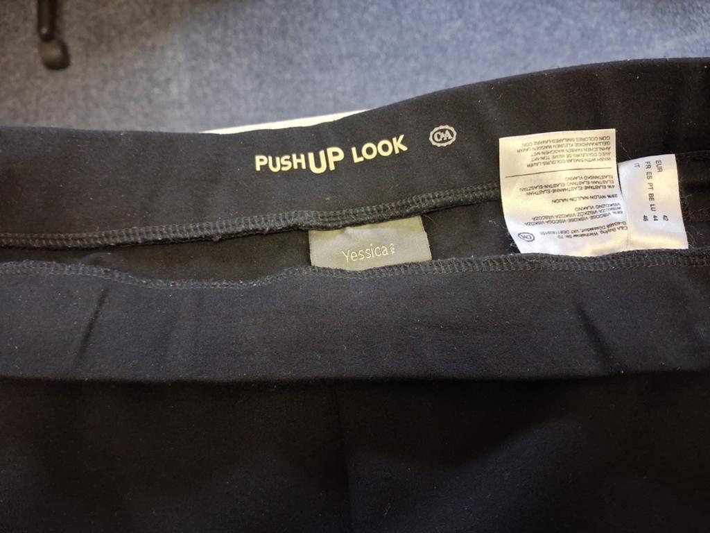 Broek push up maat 42 zwart, Zwart, Maat 42/44 (L), Nieuw, Ophalen of Verzenden