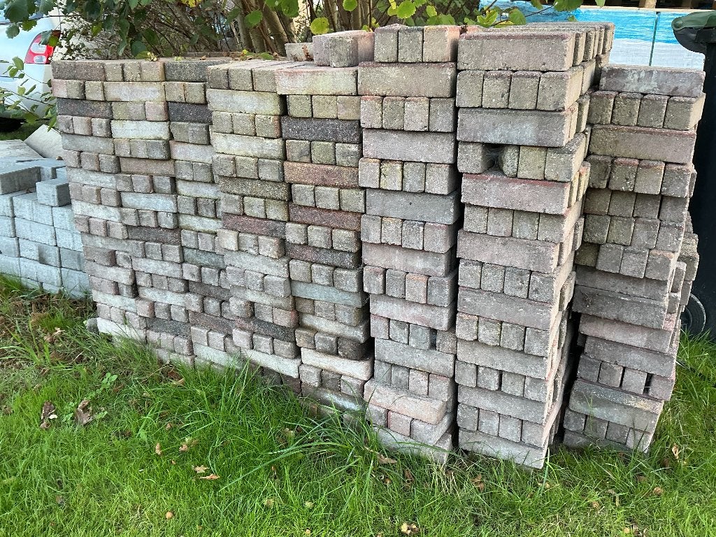 Waalformaat straatklinkers, Ophalen, Gebruikt, Beton, Klinkers