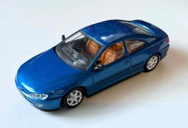Peugeot 406 Coupe Solido 1-43, Hobby en Vrije tijd, Modelauto's | 1:43, Ophalen of Verzenden, Auto, Solido