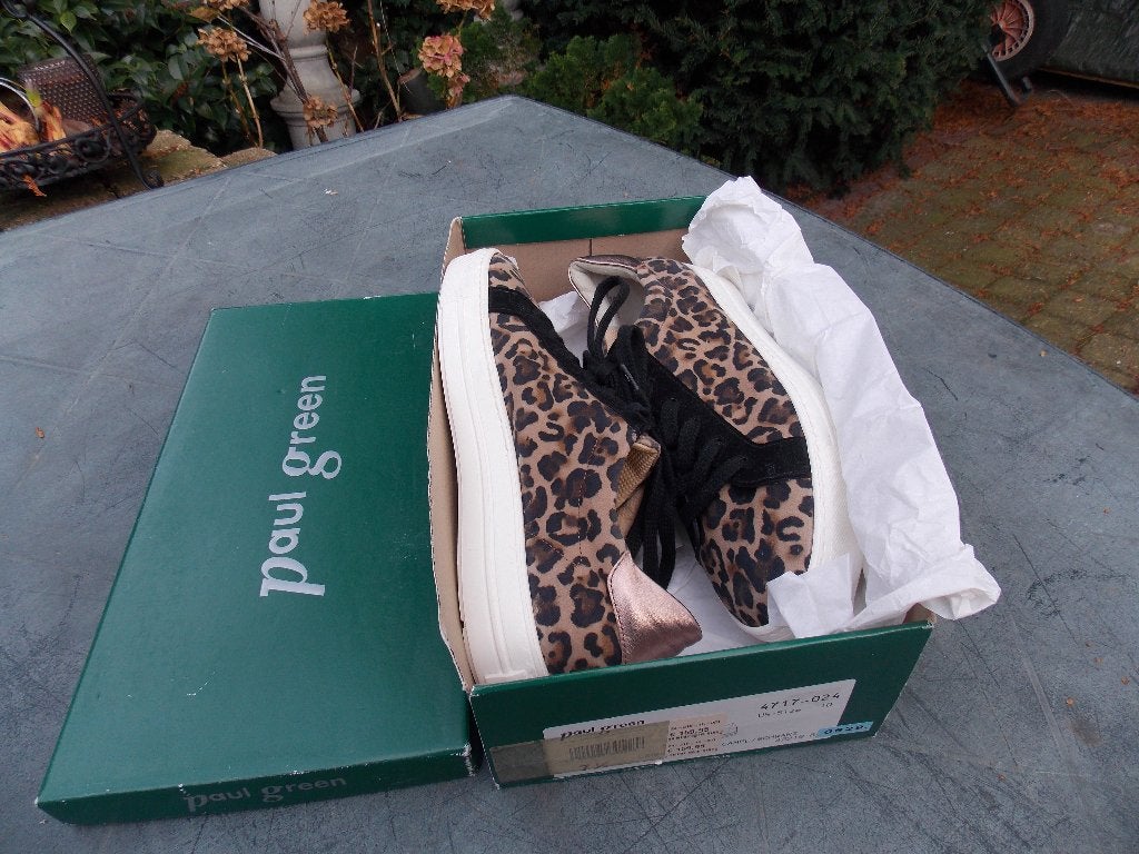 paul Green sneakers leer nieuw in de doos mt. 7,5 /maat 39, Zwart, Nieuw, Ophalen of Verzenden, Sneakers of Gympen
