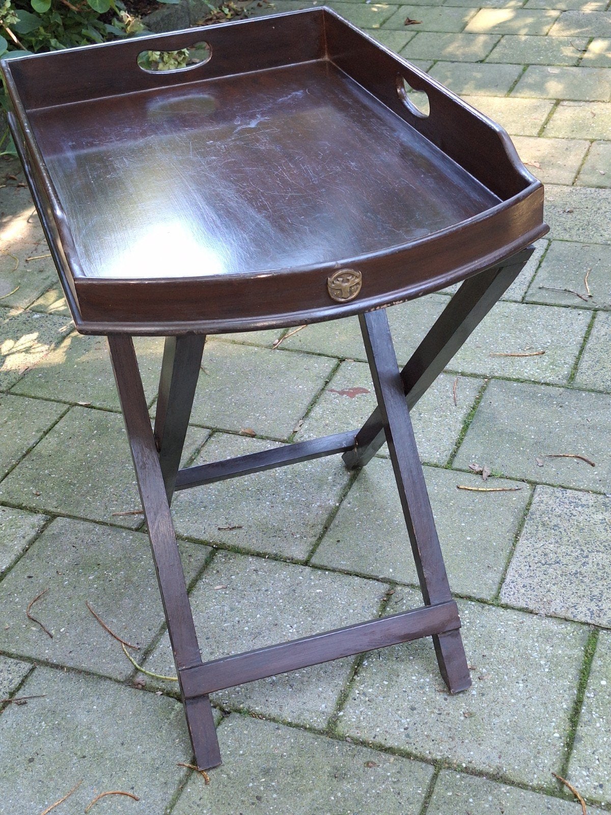 Vintage Butlertray / Dienbladtafel, Ophalen
