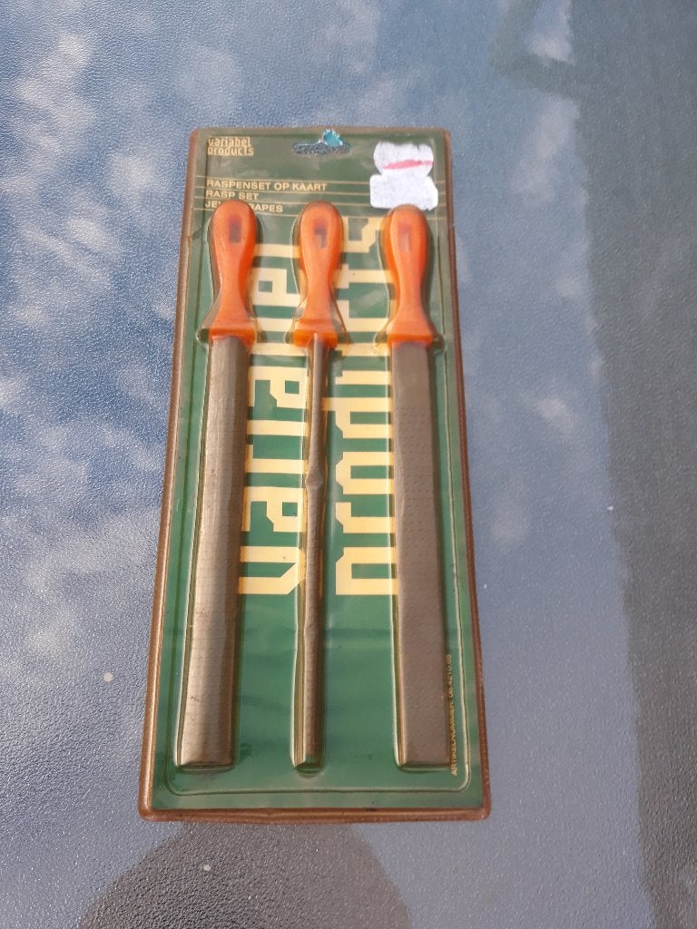 Nieuwe 3-delige Vijlenset - Raspenset, Doe-het-zelf en Verbouw, Ophalen of Verzenden, Nieuw, Vijl/Rasp, Overige merken
