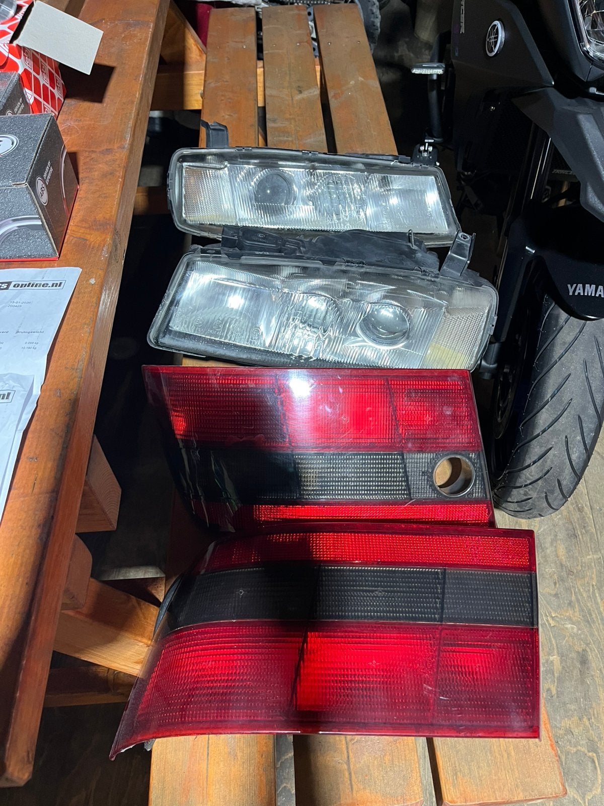 Opel calibra voor en achter lampen, Ophalen of Verzenden, Opel