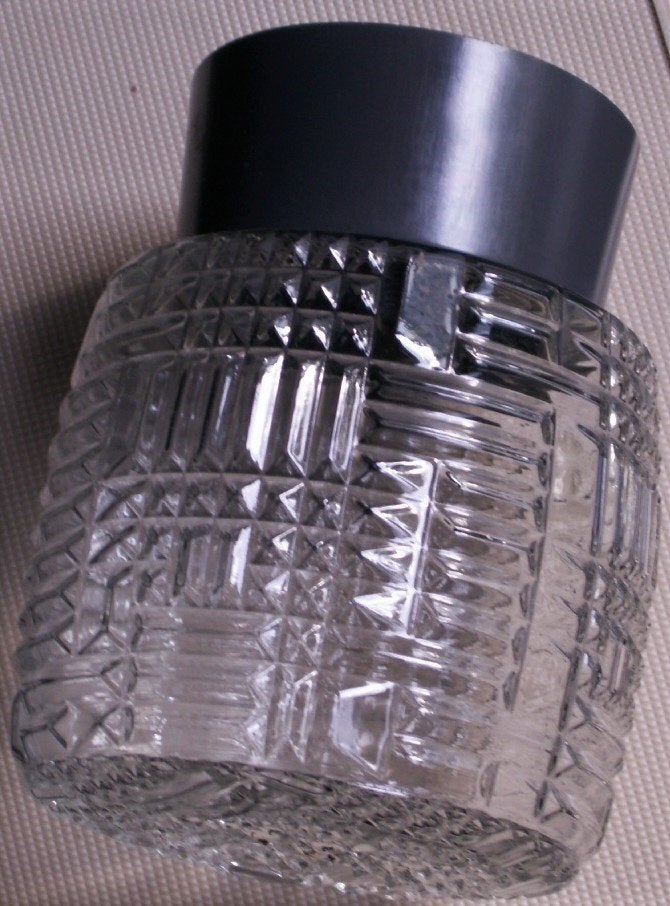 Antieke lamp glas hoogte 16 cm, Ophalen of Verzenden, Huis en Inrichting