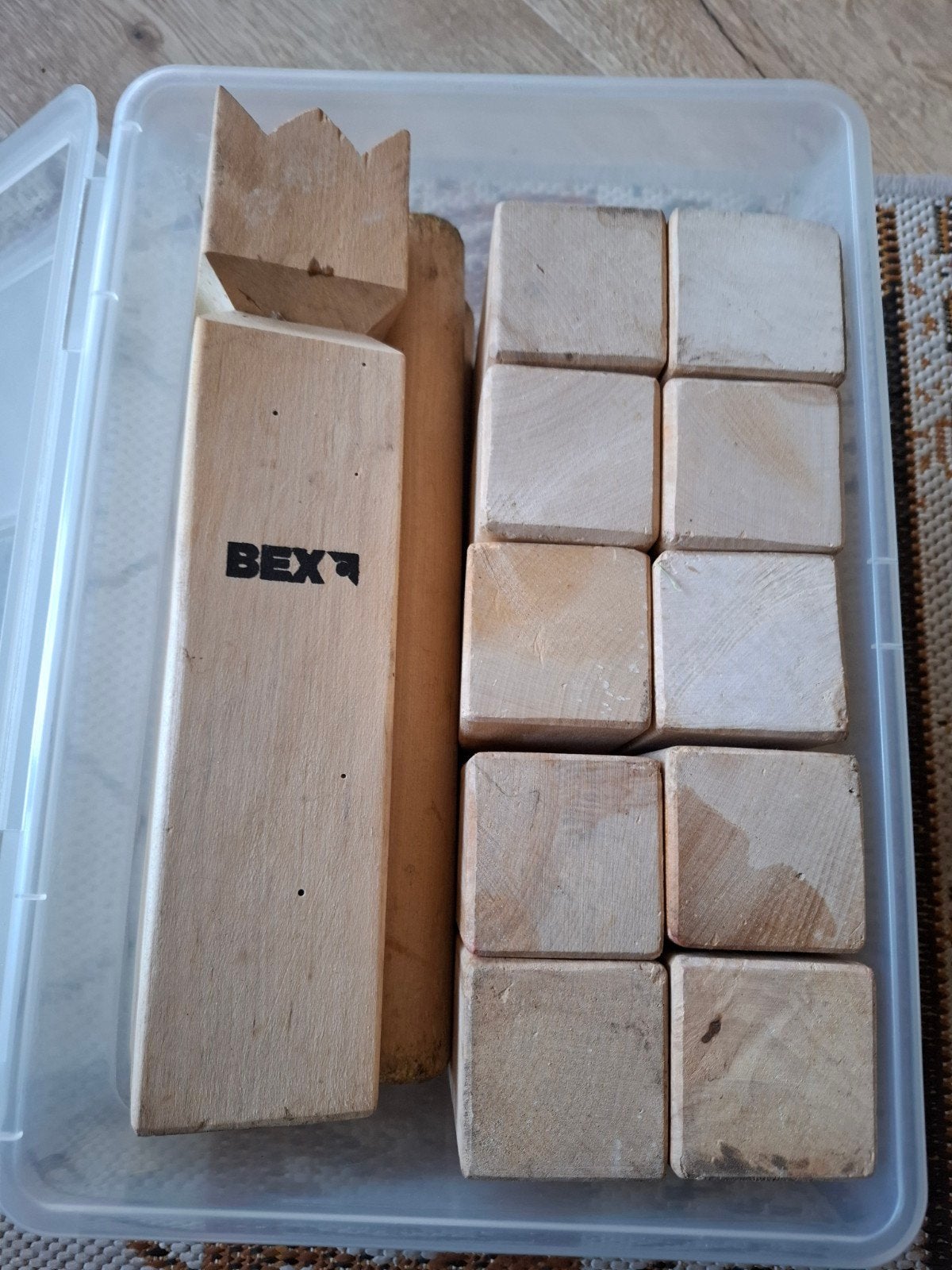 Bex  houten kuppenspel, Ophalen, Zo goed als nieuw
