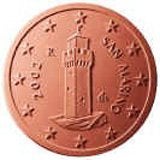 San Marino <> diverse losse munten in UNC/BU-kwaliteit !!!, Postzegels en Munten, Verzenden, San Marino, 2 euro, Losse munt