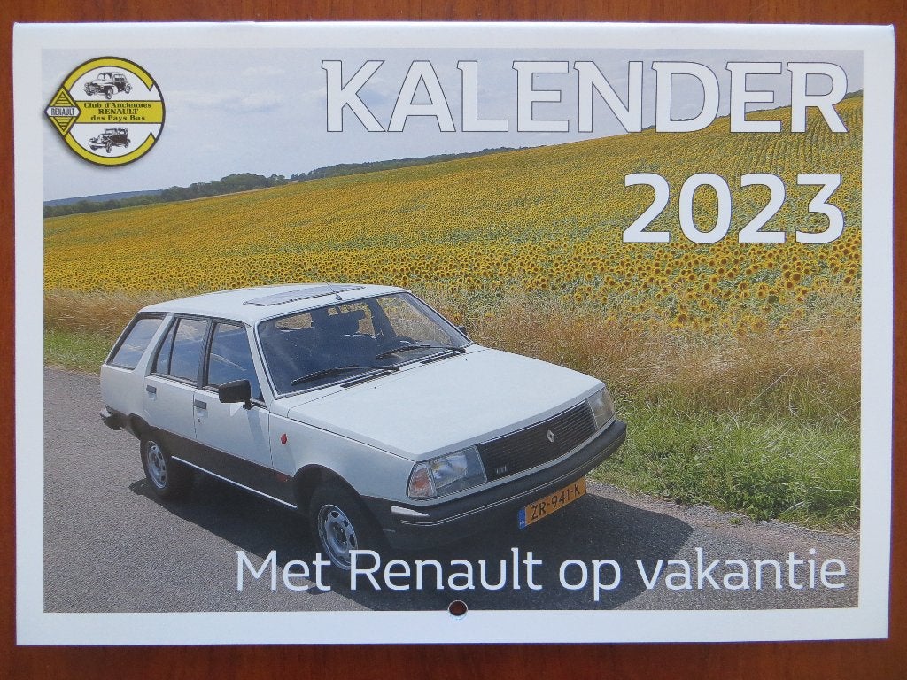 Renault kalender 2023 “Met de Renault op vakantie”, Ophalen of Verzenden, Nieuw, Renault