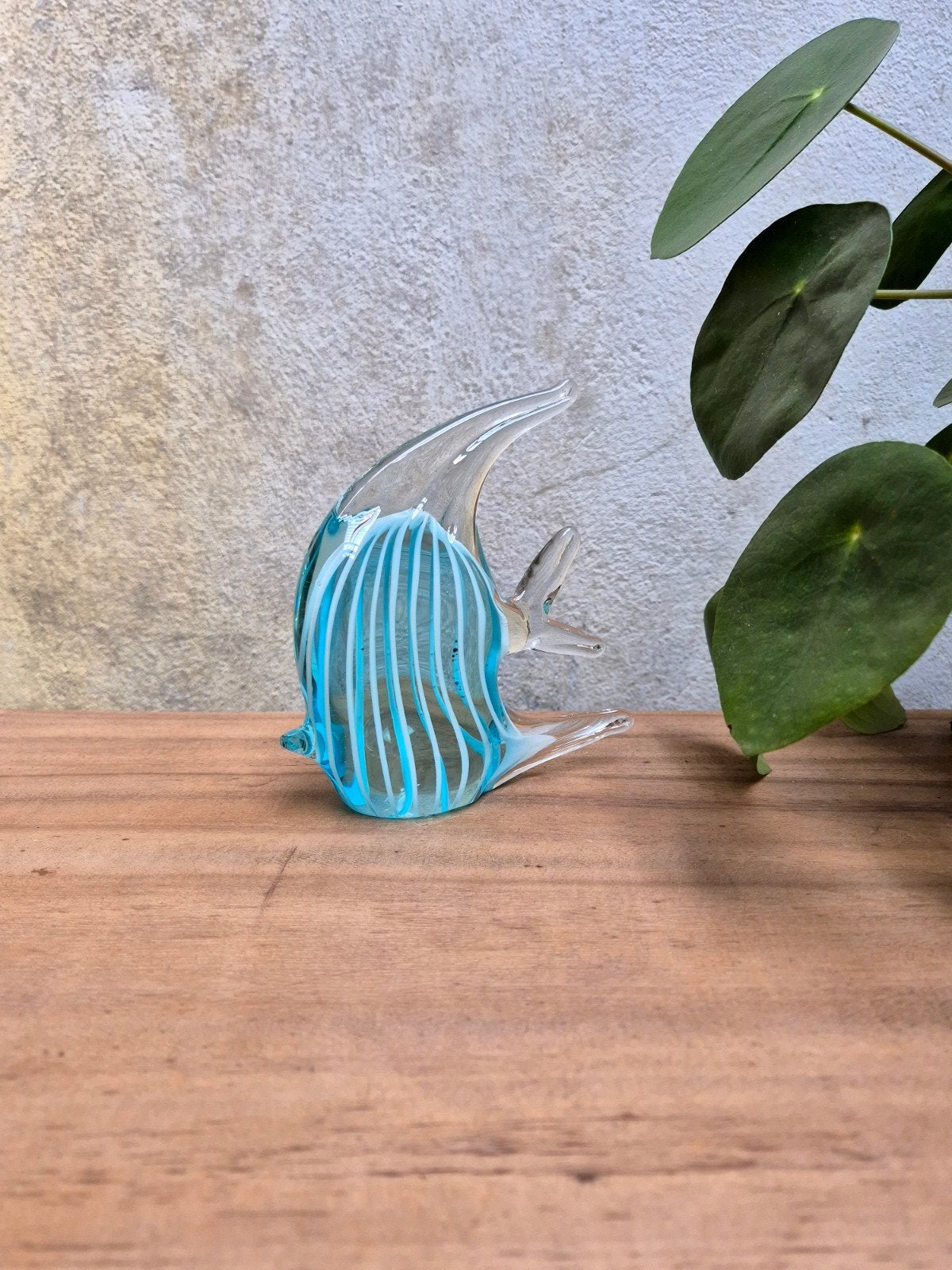 Vintage glazen vis / maanvis – Murano stijl, Ophalen of Verzenden