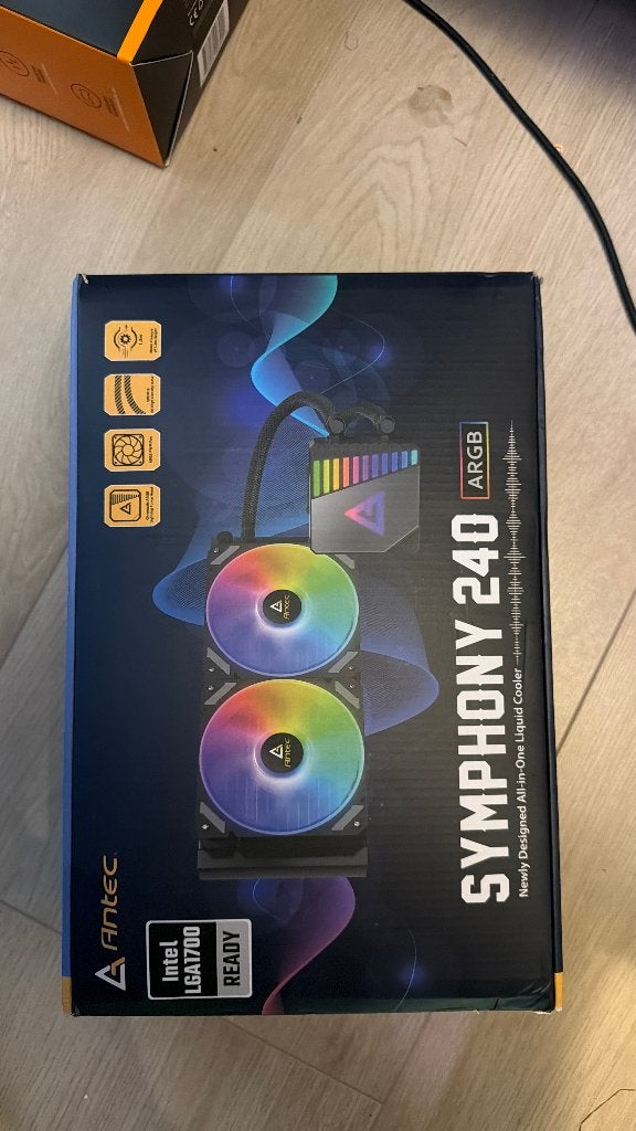 Antec Symphony 240 ARGB AIO Cooler, Ophalen of Verzenden, Zo goed als nieuw, Waterkoeling