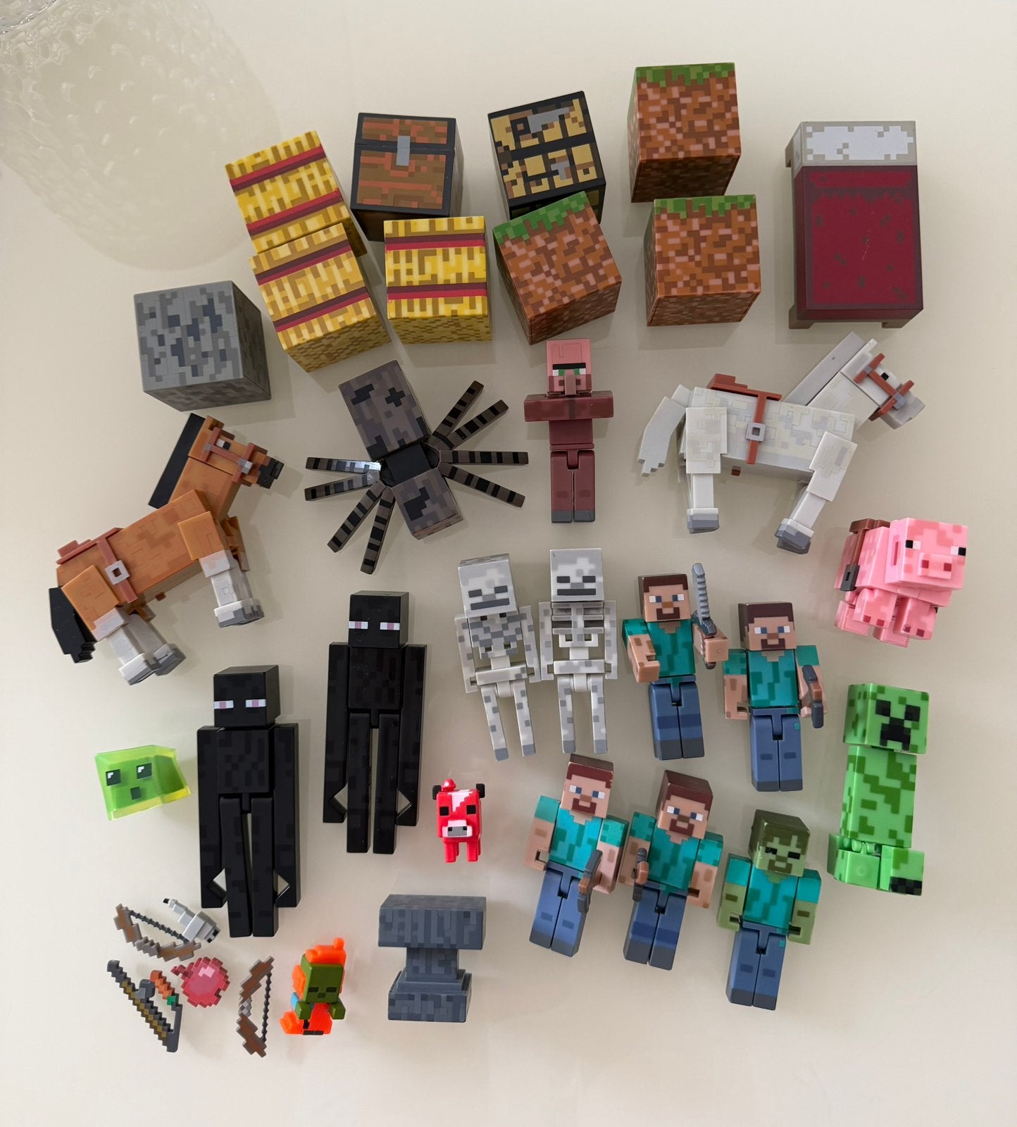 Minecraft speelgoed figuurtjes, Ophalen of Verzenden, Zo goed als nieuw