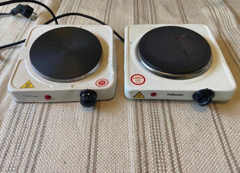 2x 1000watt kookstel vrijwel nooit gebruikt, Witgoed en Apparatuur, Kookplaten, Verzenden, 3 kookzones of minder, Zo goed als nieuw