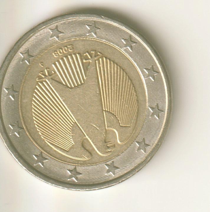 2 euro 2008 j duitsland, Postzegels en Munten, Munten | Europa | Euromunten, Verzenden, Duitsland, 2 euro