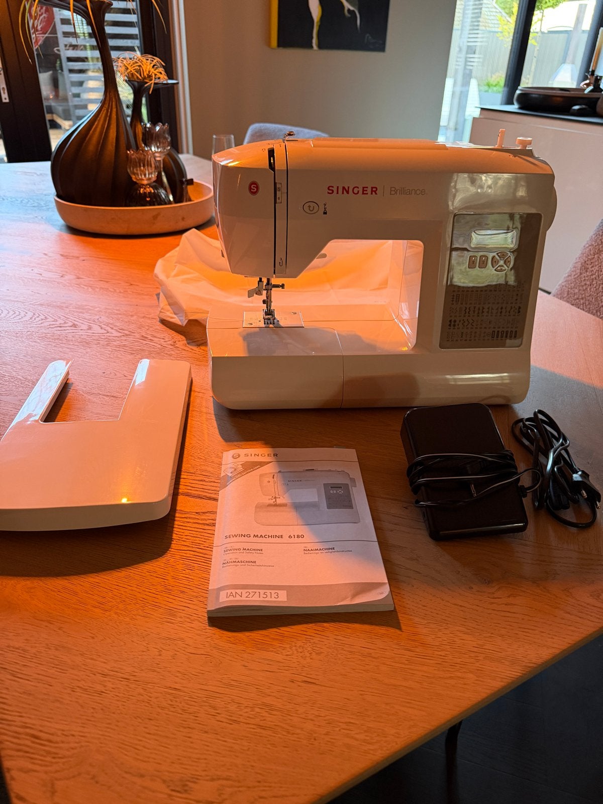 Singer Brilliance 6180 Naaimachine - Zo goed als nieuw, Ophalen of Verzenden, Zo goed als nieuw, Naaimachine, Singer