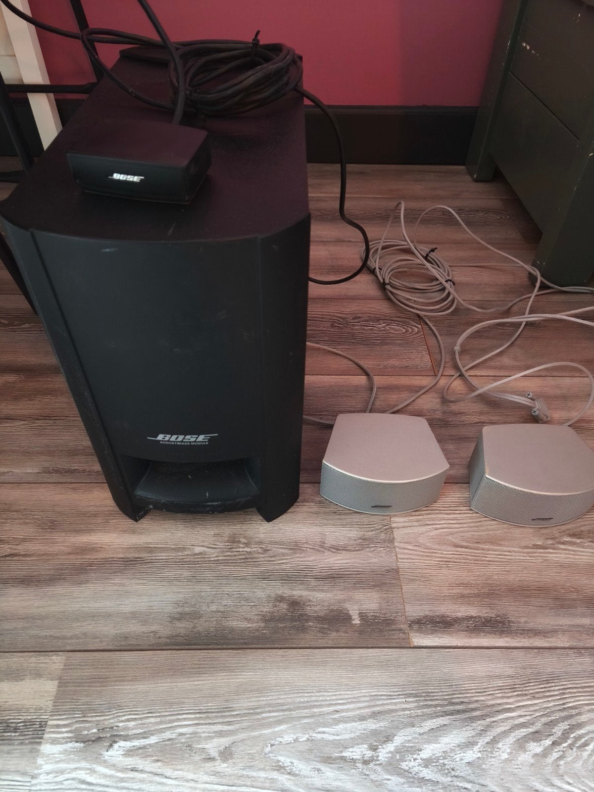 Bose CineMate Series II Home Cinema Set, Audio, Tv en Foto, Home Cinema-sets, Ophalen, Gebruikt, 2.1-systeem, Overige spelers