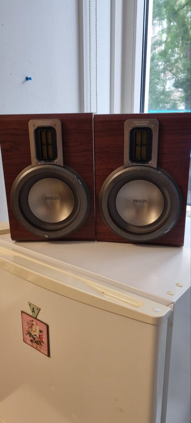 Philips FWB-MCM760 Luidsprekers, Ophalen of Verzenden, Gebruikt, Boekenplank luidspreker, Philips