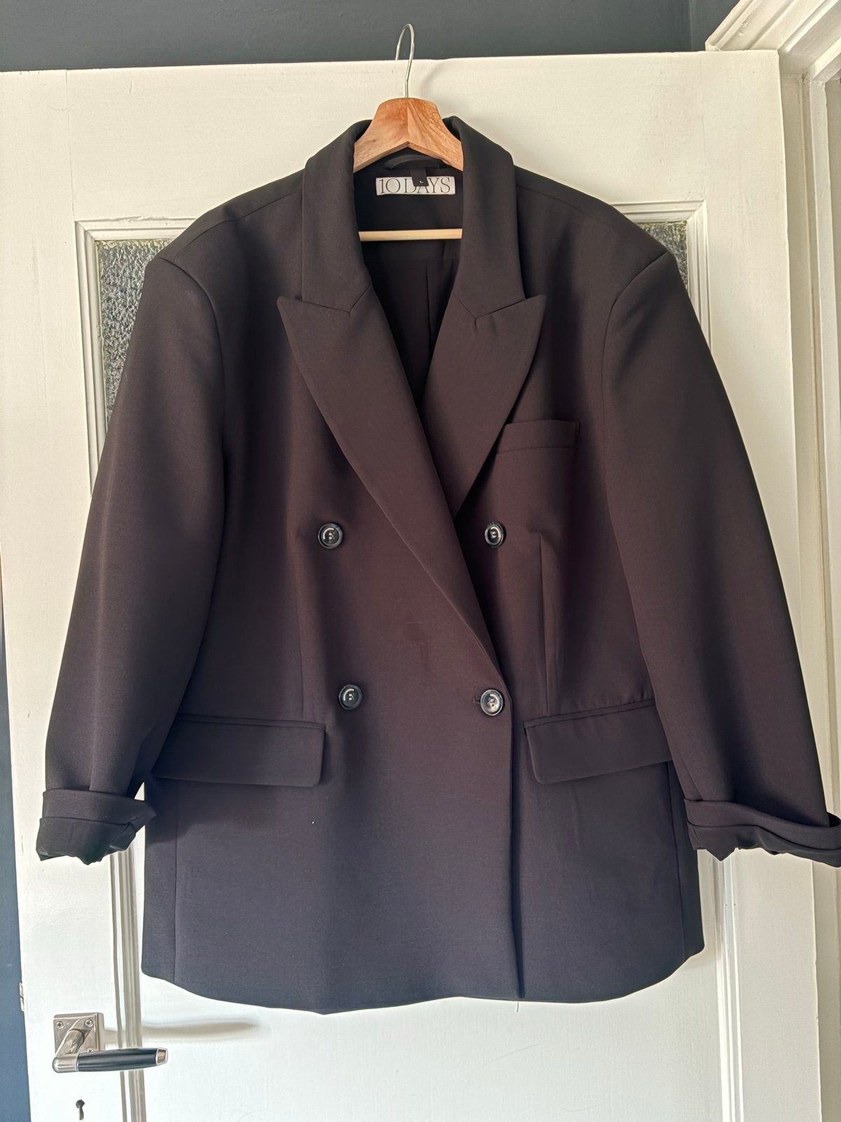 10DAYS Zwart Jasje Maat L - Zo goed als nieuw, Kleding | Dames, Zwart, Maat 42/44 (L), Ophalen of Verzenden, Zo goed als nieuw