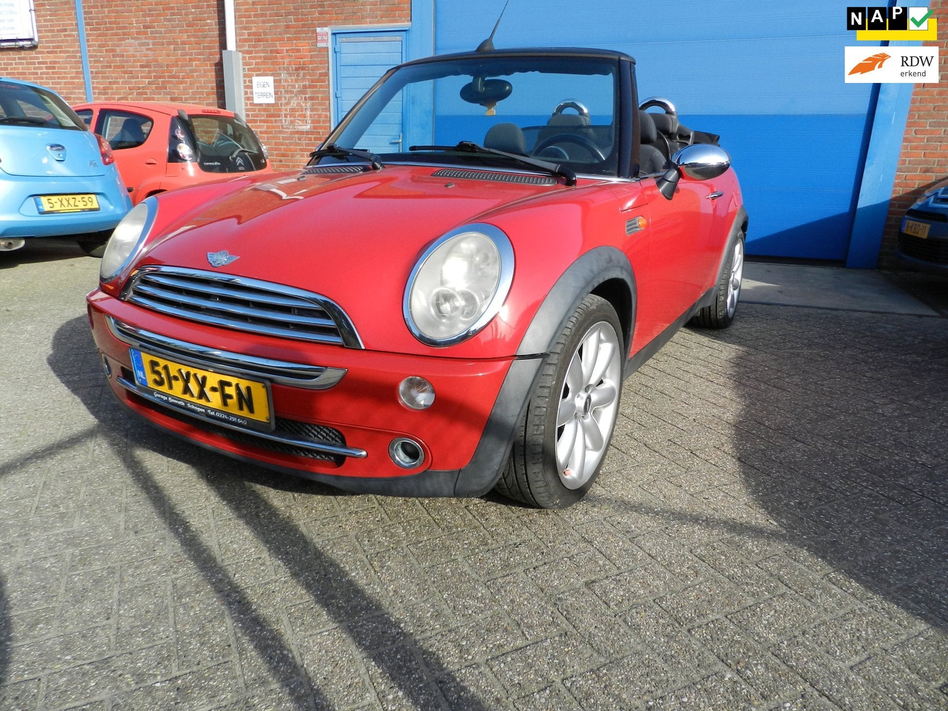 Mini Mini Cabrio 1.6 One Pepper, Auto's, Stof, Gebruikt, Zwart, 4 cilinders