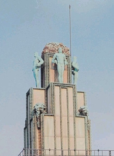 Art Nouveau Josef Hoffmann Palais Stoclet fotoprint, Ophalen of Verzenden