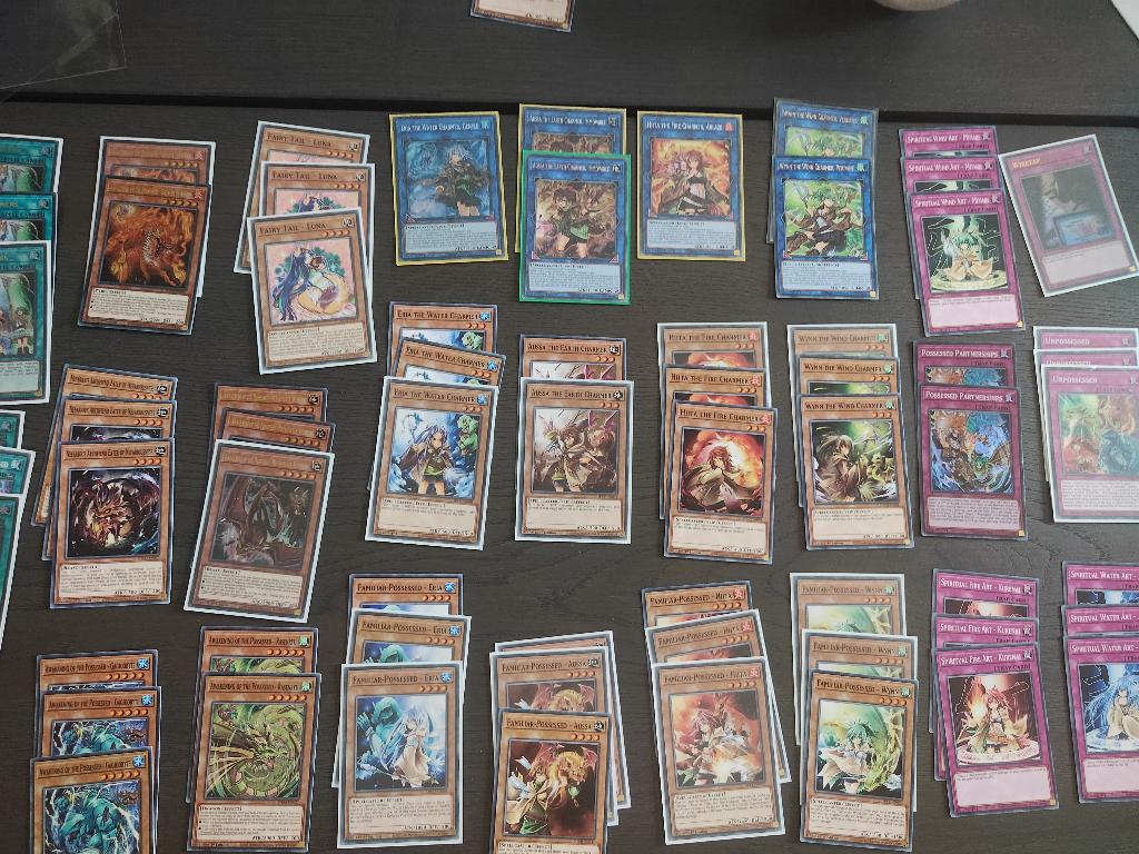 Yugioh Familiar Possessed se, Ophalen of Verzenden, Zo goed als nieuw, Meerdere kaarten