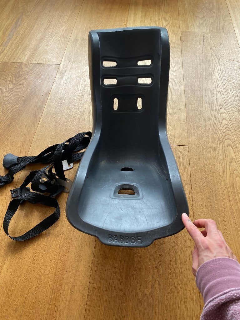 babboe kinderschal, Achterzitje, Ophalen, 0 t/m 10 kg, Gebruikt