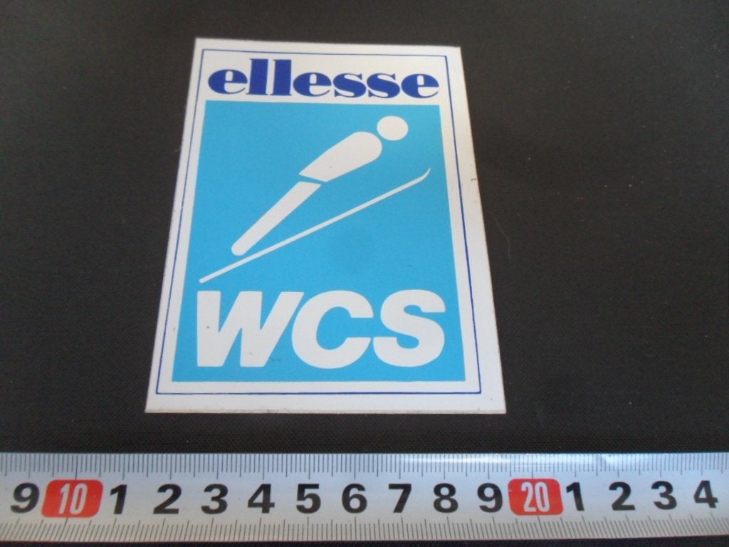 sticker ELLESSE  WCS   ski *, Ophalen of Verzenden, Zo goed als nieuw