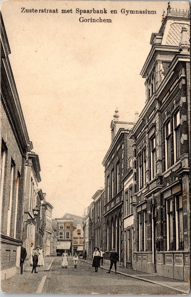 Gorinchem - 7 antieke ansichtkaarten I, Verzamelen, Verzenden, Voor 1920, Gelopen, Zuid-Holland