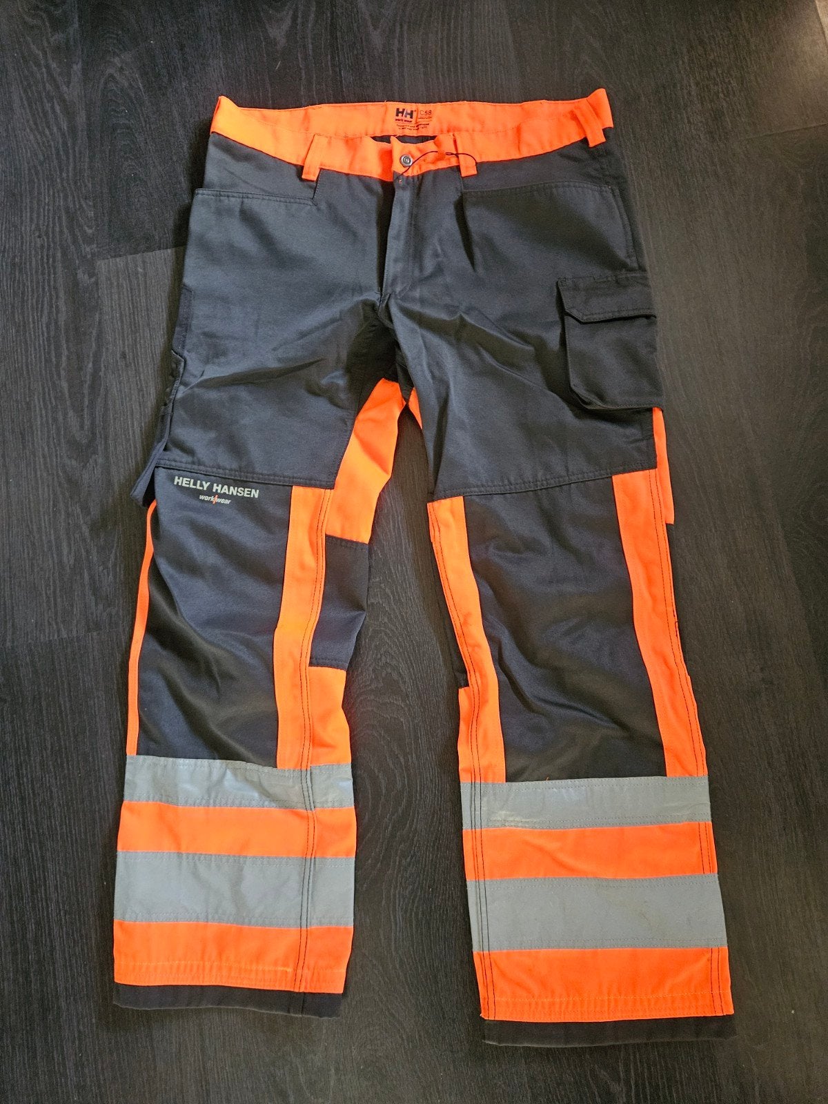 Helly Hansen Workwear Werkbroek C58 - Zwart/Oranje, Ophalen of Verzenden, Zo goed als nieuw