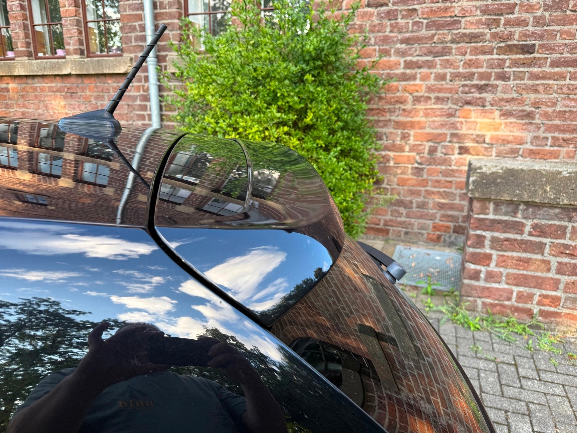 Volkswagen Polo 1.2 TSI Highline Full R-Line Top Conditie, Auto's, Stof, Euro 6, 4 cilinders, Zwart