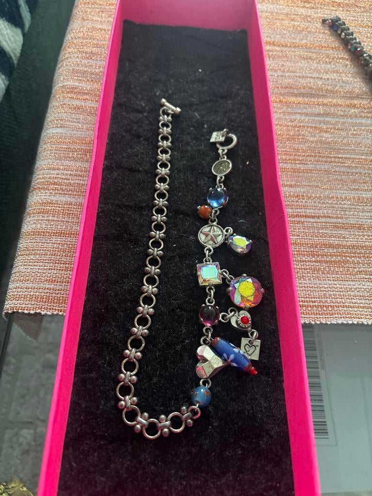 Otazu  collier met Bedels en Kristallen, Overige materialen, Ophalen of Verzenden, Zo goed als nieuw, Met bedels of kralen