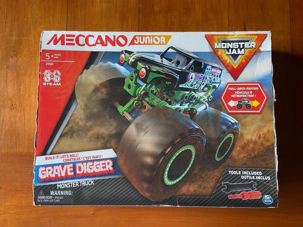 Meccano Junior Monster Jam Grave Digger monster truck, Ophalen of Verzenden, Nieuw