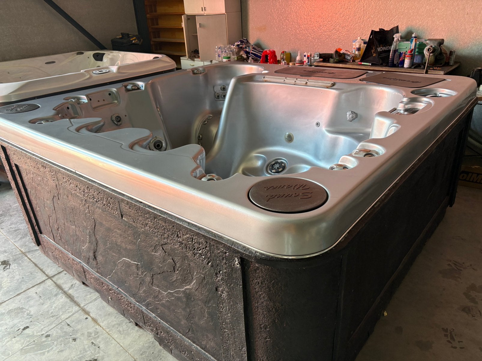 Jacuzzi - 5-6 Pers Gratis Levering, Ophalen, Zo goed als nieuw