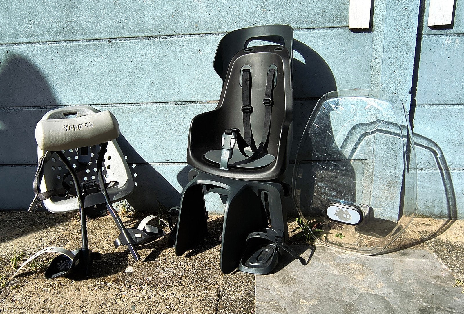 Yepp Mini incl. slaaprol + windscherm + Bobike stoel., Ophalen, Achterzitje, 0 t/m 18 kg, Yepp & Bobike