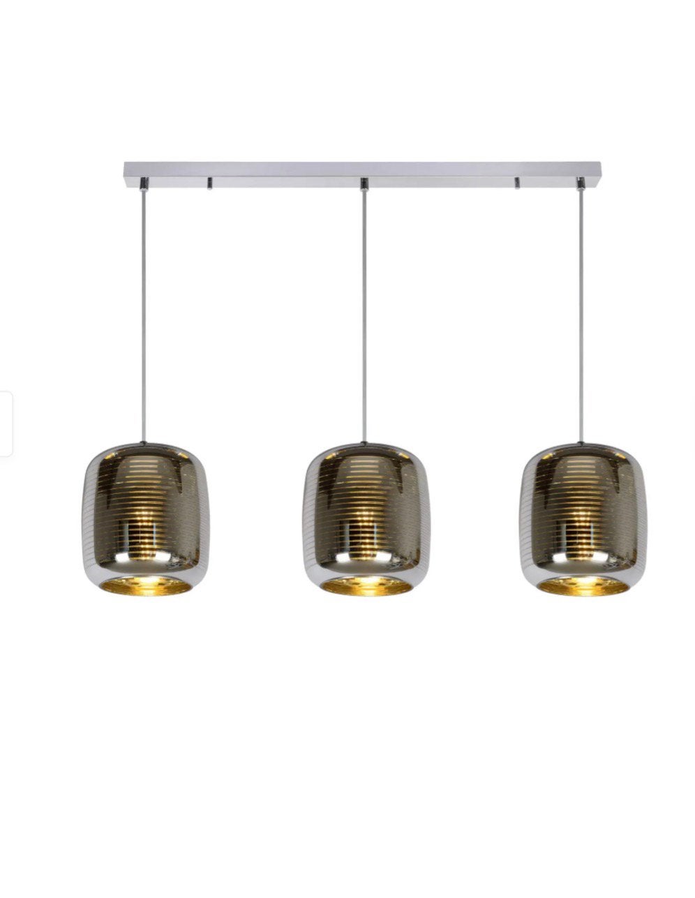 Industriele hanglamp smoke, Huis en Inrichting, Ophalen of Verzenden, Nieuw, Glas, E27 (groot)