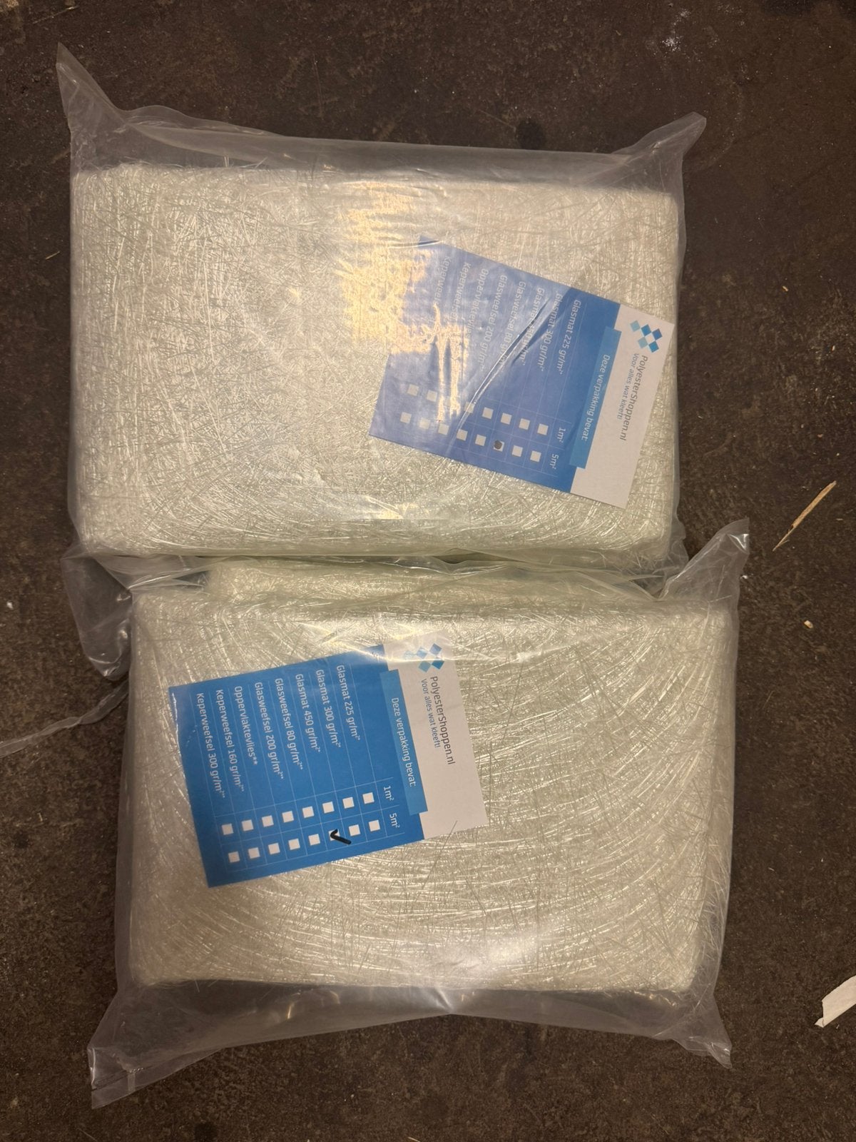 Glasmat, glasvezelmat 5m2 450gr/m2, Ophalen of Verzenden, Nieuw, Overige typen