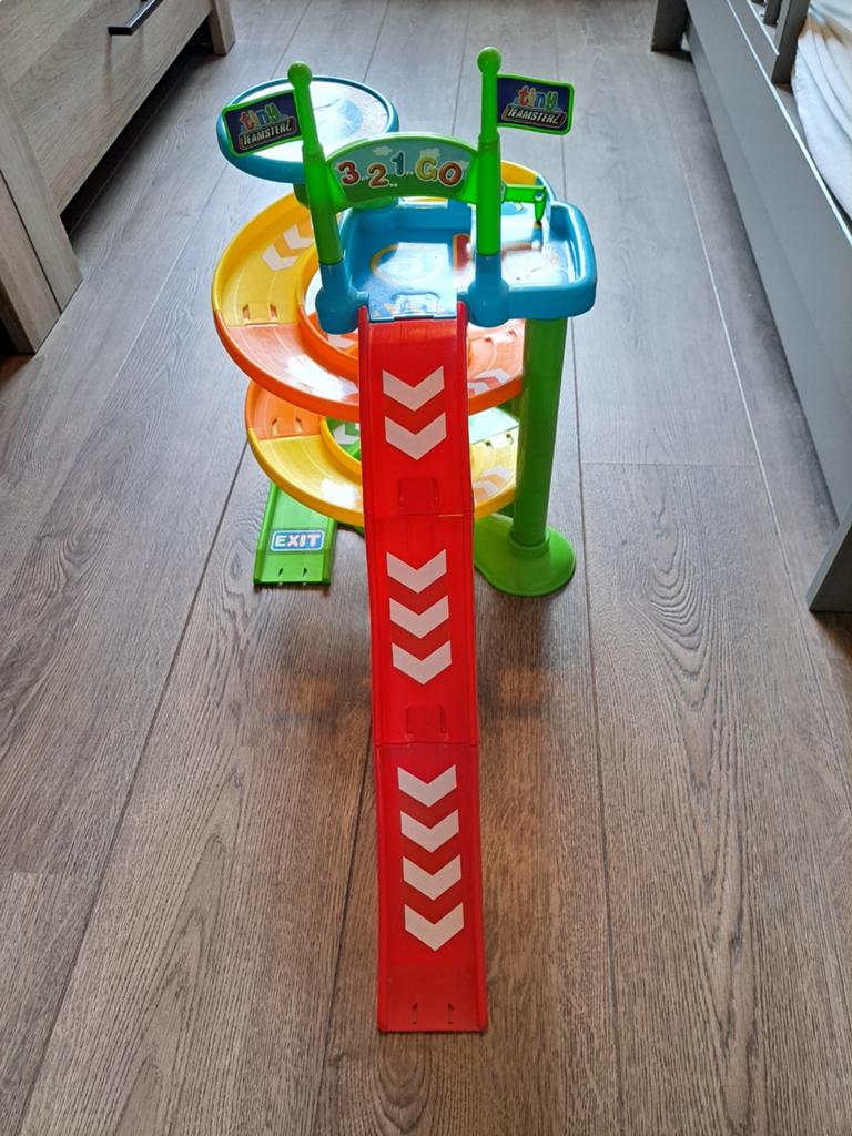 Speelgoed garage, Ophalen of Verzenden, Gebruikt, Handmatig, Overige merken