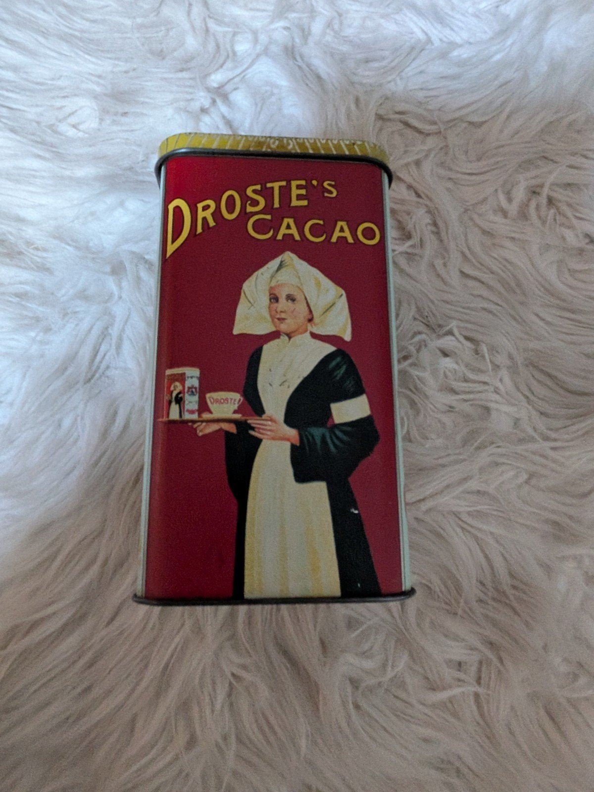 Vintage Droste Cacao Blik - Decoratief Verzamelobject, Ophalen of Verzenden, Gebruikt, Overige, Droste