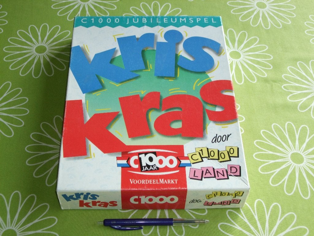 Kris kras - C1000 jubileumspel, Vijf spelers of meer, Ophalen of Verzenden, Gebruikt, C1000