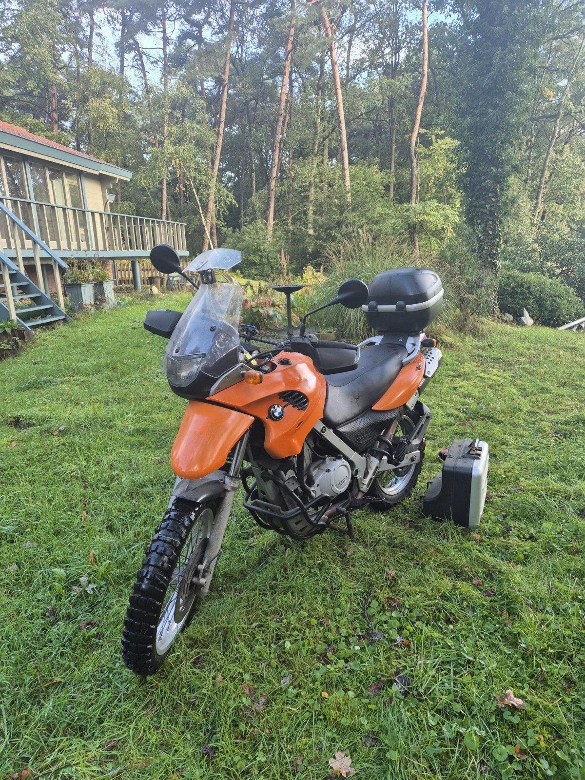 BMW F 650 GS Enduro - Oranje, 58.070 km, Motoren, Gebruikt, Minimaal motorrijbewijs A2, 1 cilinder, 12 t/m 35 kW