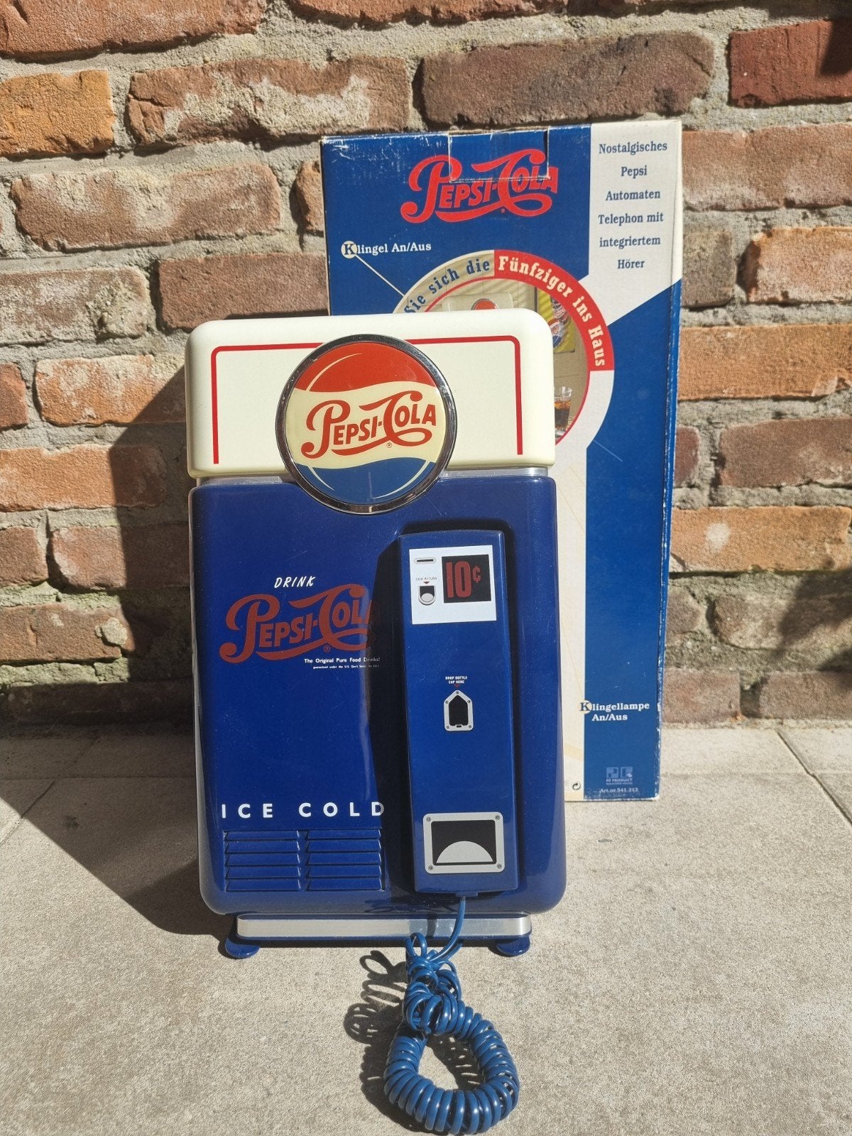 Retro Pepsi-Cola Telefoon - Nostalgisch Design, Verzamelen, Ophalen of Verzenden, Zo goed als nieuw, Gebruiksvoorwerp