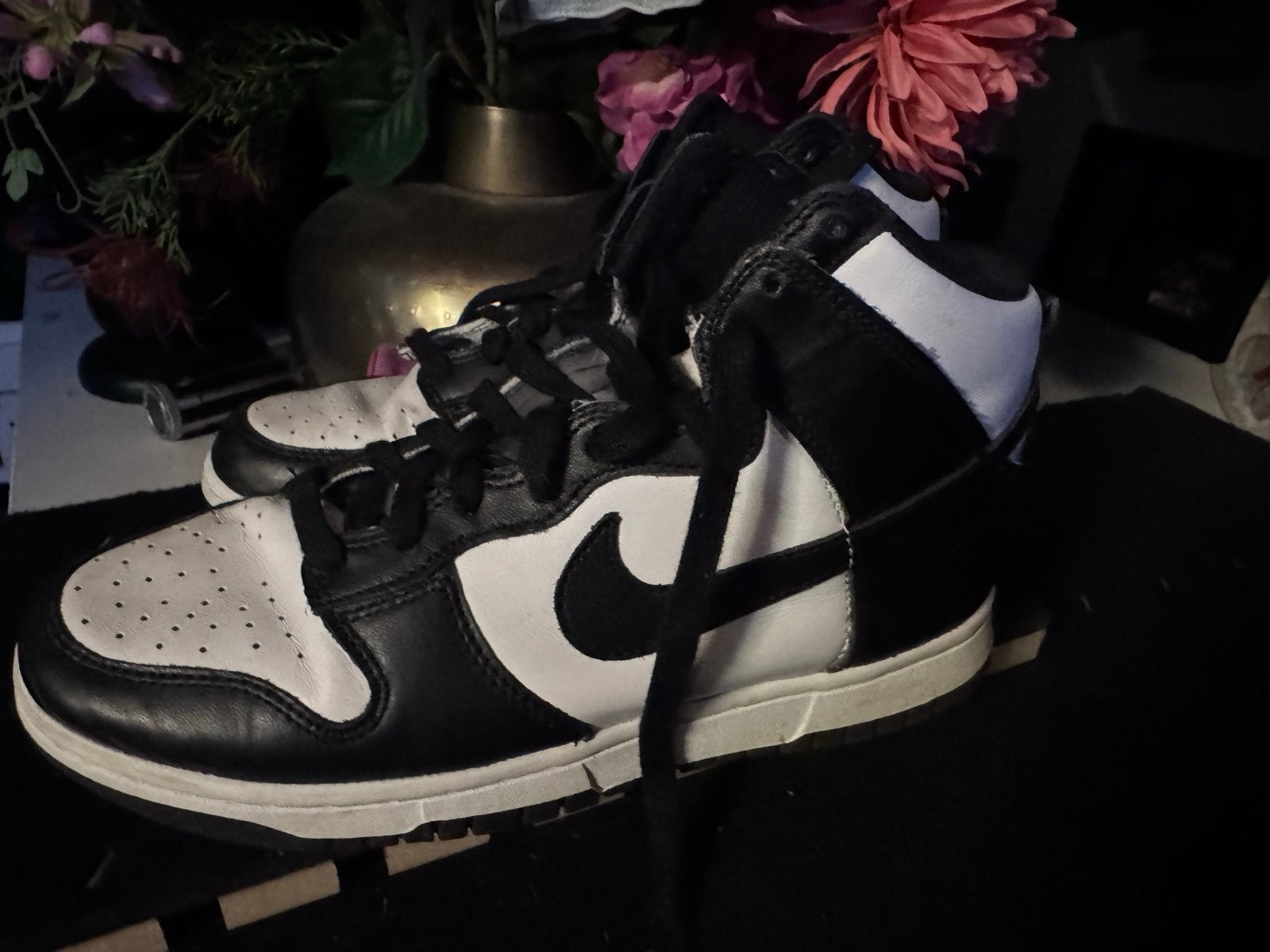 Nike Dunk Panda - Maat 40 - Origineel, Ophalen of Verzenden, Gedragen, Zwart, Sneakers of Gympen