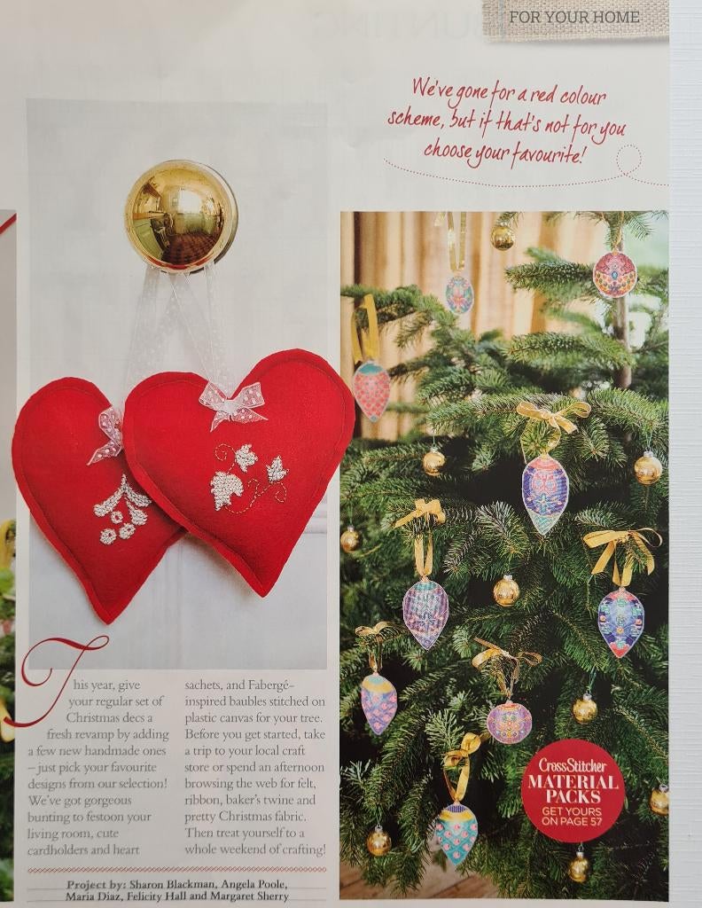 Leuke Kerst versier borduurpatronen, Ophalen, Nieuw, Handborduren, Patroon
