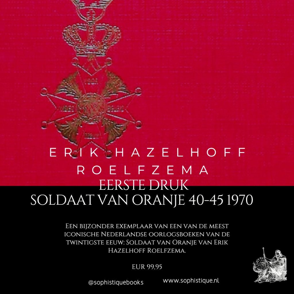 Eerste druk Soldaat van Oranje E. Hazelhoff Roelfzema 1970, Ophalen of Verzenden, Zo goed als nieuw