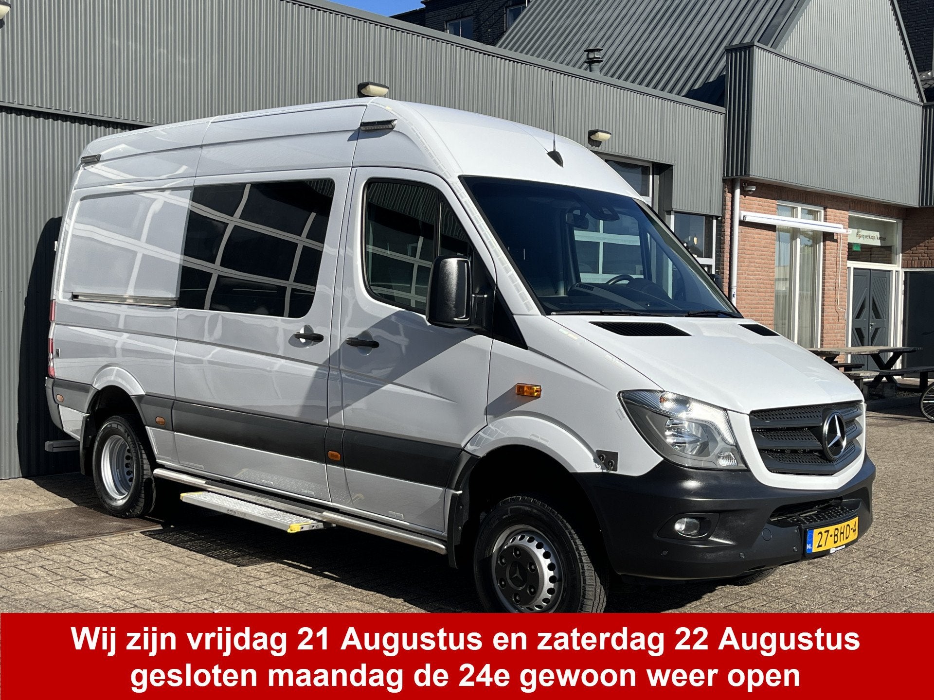 Mercedes-Benz Sprinter 519 CDI V6 4x4 4WD Automaat Met Airco, Automaat, Stof, Gebruikt, 190 pk