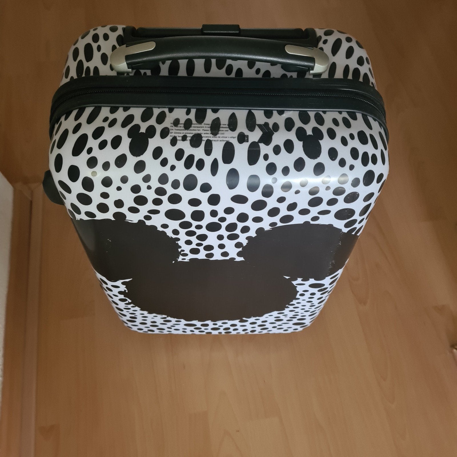 Mickey Mouse reiskoffer 50x35x23 cm op wieltjes, 40 tot 60 cm, 30 cm of meer, Zwart, Nieuw