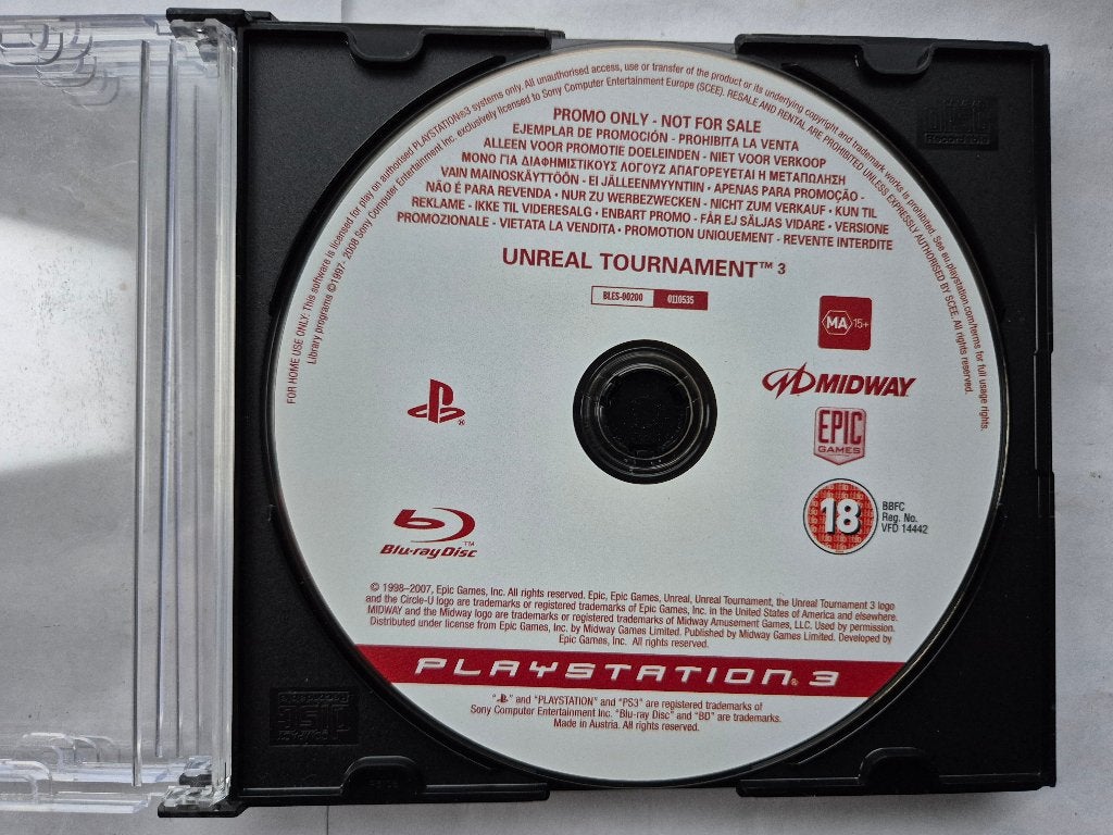 UNREAL TOURNAMENT PROMO, Gebruikt, 1 speler, Racen en Vliegen, Ophalen of Verzenden