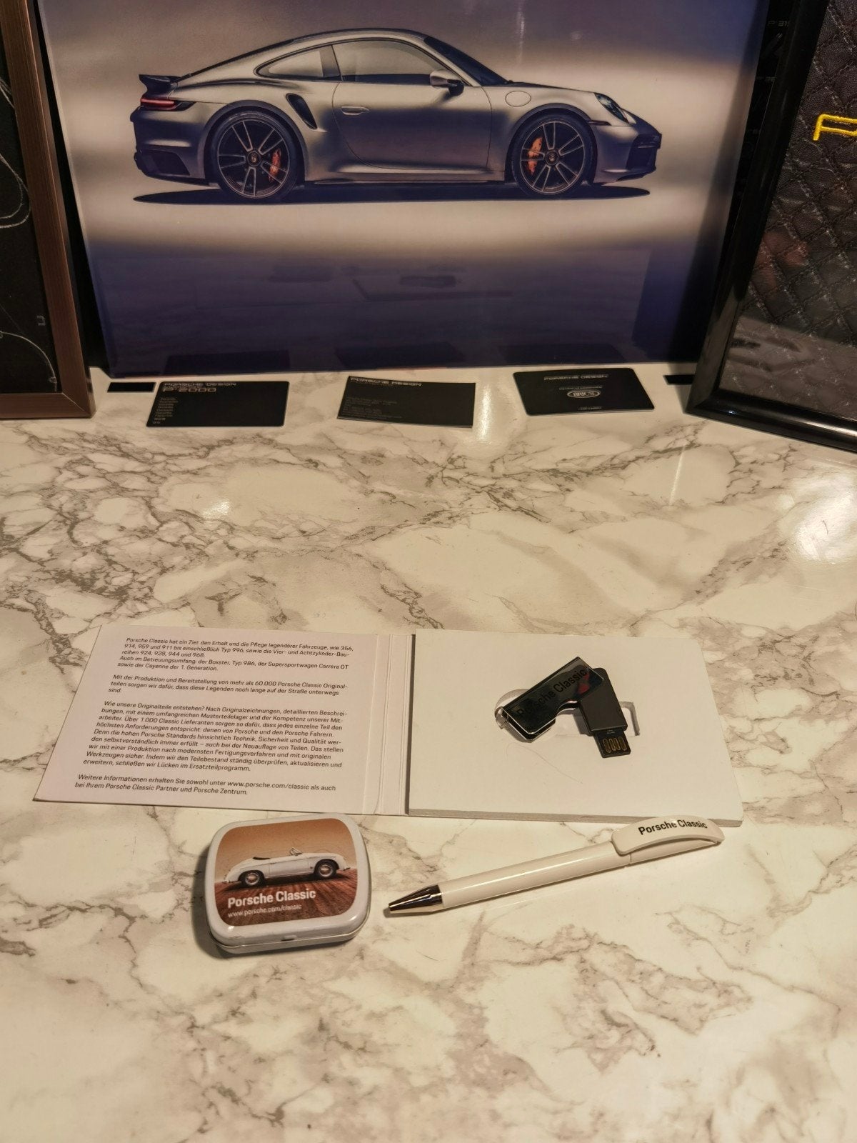 origineel porsche classic accessoires, pen en usb stick, Verzamelen, Ophalen of Verzenden, Nieuw